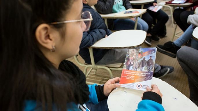 Encuentro de estudiantes secundarios en la UNVM