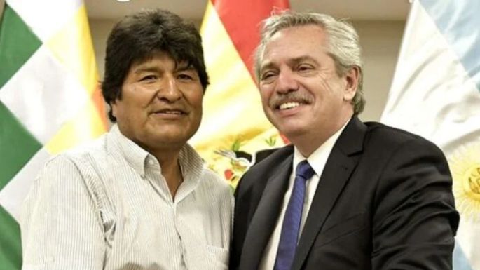 Alberto Fernández compartió un almuerzo con Evo Morales