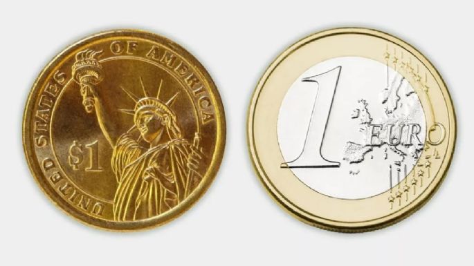 Cayó el euro y cotizó a la par del dólar