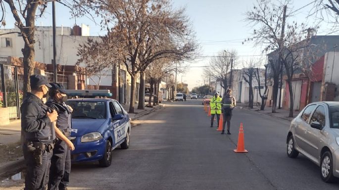 Operativo de seguridad en barrio Carlos Pellegrini
