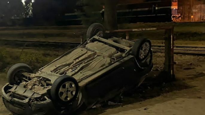 Sufrió heridas graves en un vuelco