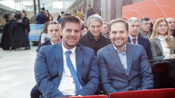 Gill acompañó al presidente en la presentación de un nuevo plan de obra pública