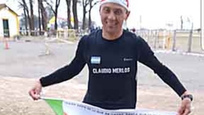 Claudio Merlos terminó en el segundo lugar en Las Rosas