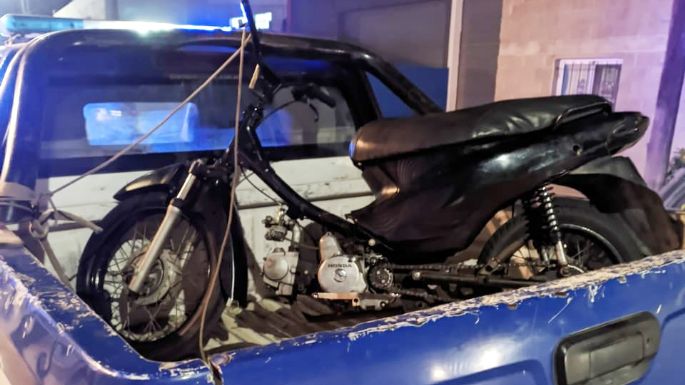 Menor detenido por “sustitución de bien registrable”