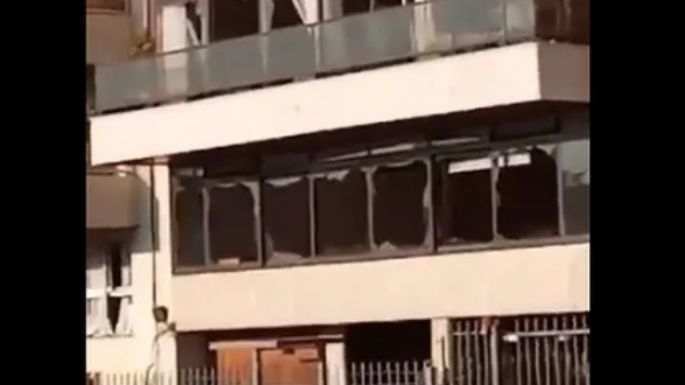 [Vídeo] Fuerte explosión se registró en un edificio de Montevideo