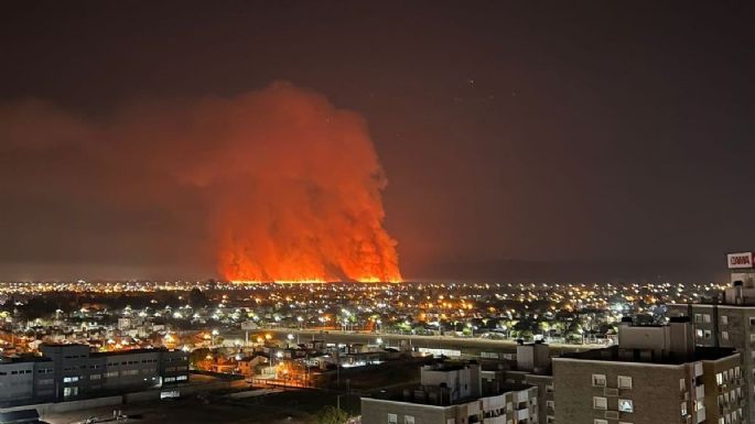 Un gran incendio en La Calera se podía divisar desde ciudad de Córdoba