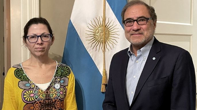 Finalizó el encuentro entre Batakis y la titular del FMI