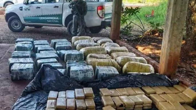 Hallaron 900 kilos de marihuana