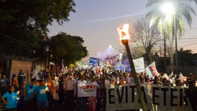 Con marchas y actos, se recordó a Evita en todo el país