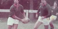Langer en sus tiempos de rugbier, siempre defendiendo los colores del Jockey Club Villa María