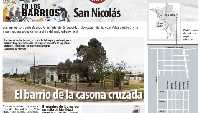 El barrio de la casona cruzada