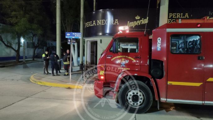 Incendio en una parrillada local
