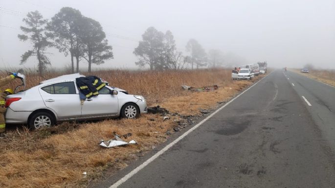 Un muerto y dos heridos graves en un triple choque
