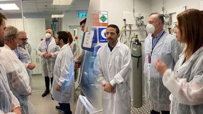 Comenzó la misión cooperativa a Israel