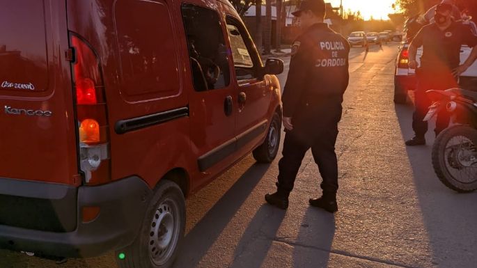 Operativo de seguridad en barrio Santa Ana