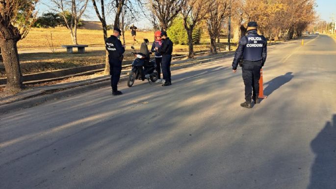 Operativo de seguridad en barrio Santa Ana