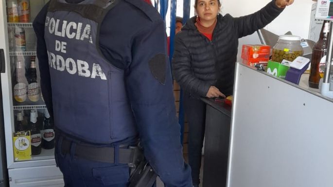 Operativo de seguridad en barrio Santa Ana
