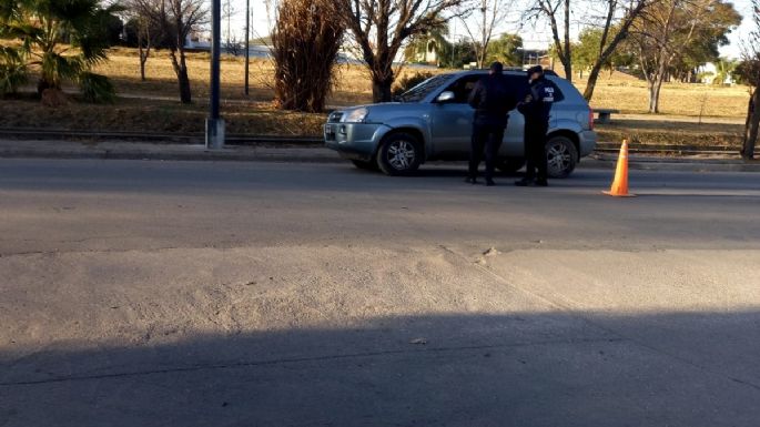 Operativo de seguridad en barrio Santa Ana