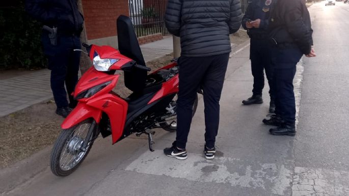 Operativo de seguridad en barrio Santa Ana