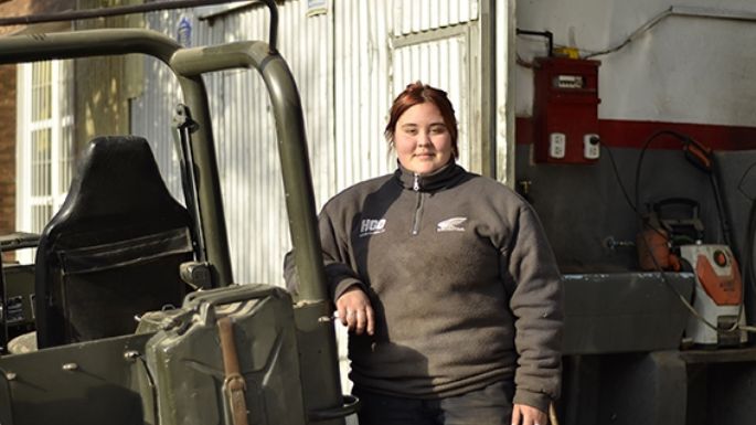 ­­Creció entre fierros y aspira a ser ingeniera mecánica