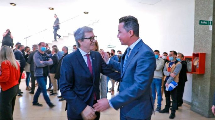 El vicegobernador participó de la asunción de Boretto en la UNC