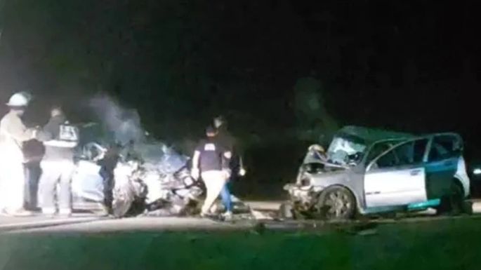 Dos víctimas fatales tras un choque frontal en ruta 8