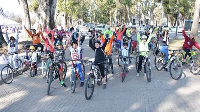 El domingo se hará la tradicional bicicleteada por el Día de las Infancias