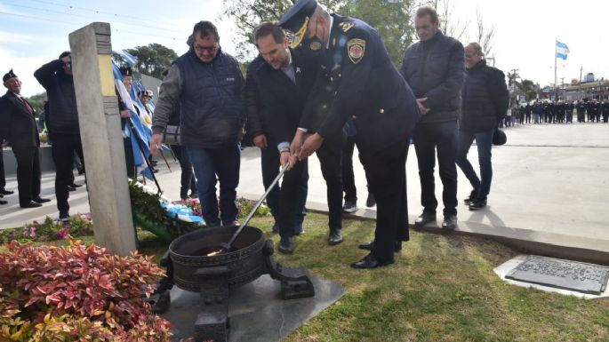 La ciudad recordó a San Martín en un acto con gran presencia de niños