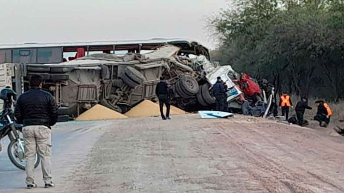 Siete muertos en un choque frontal