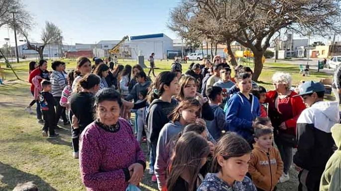 Los niños disfrutaron de juegos y sorpresas