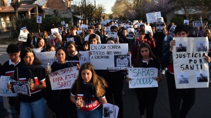 Traslasierra se movilizó para pedir justicia por Santiago Aguilera