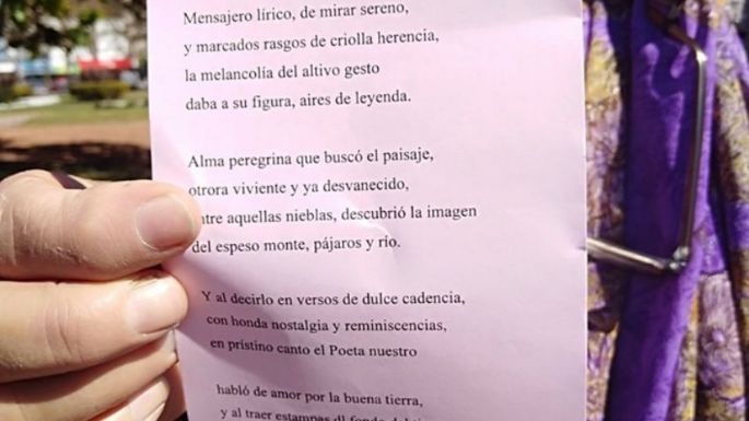 Mañana habrá una lluvia de poemas en el cielo de Villa María