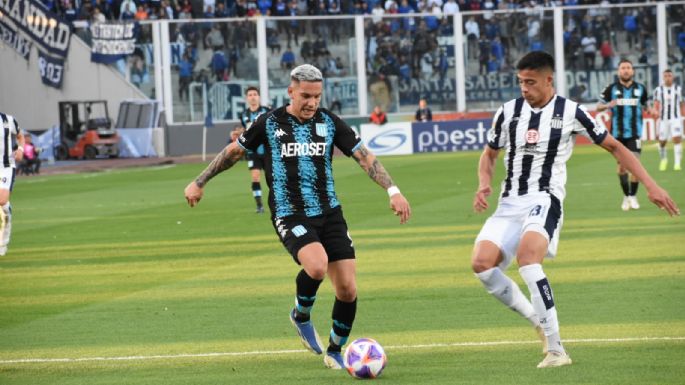 Con un penal, Talleres frenó a Racing en el Kempes
