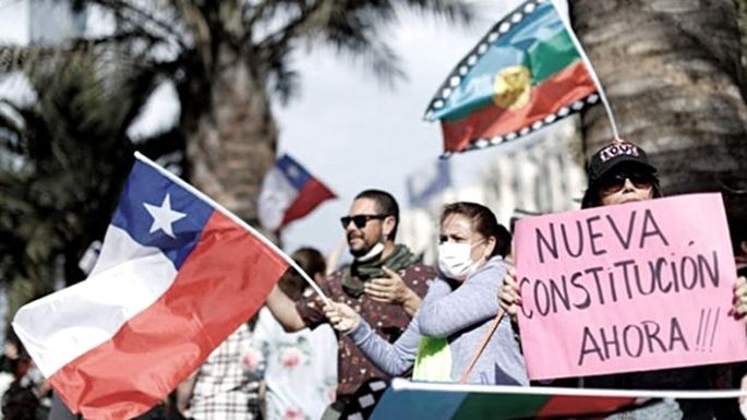 Incidentes por la nueva Constitución chilena