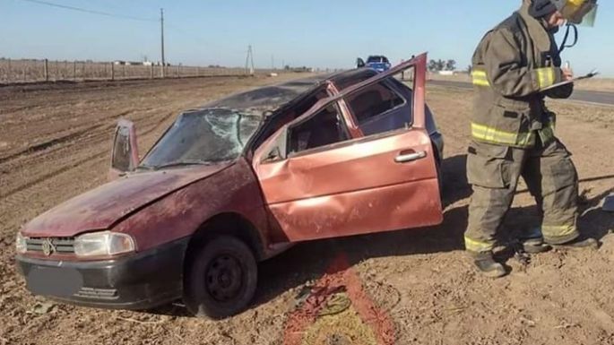 Murió un menor de 12 años al  chocar un camión y dos motos