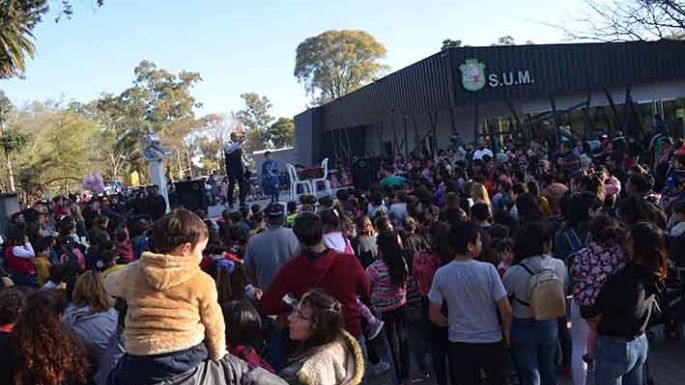 El Parque se llenó de niños y niñas