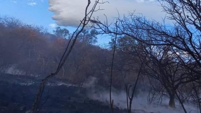 Bomberos sofocaron el 80% del fuego iniciado en Traslasierra