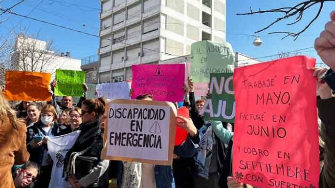 Prestadores de salud se movilizaron por falta de pago