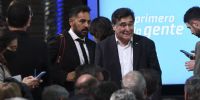 El villanovense Carlos Zannini, procurador del Tesoro de la Nación, dijo presente en el acto de asunción de Massa