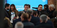 La actriz Moria Casán y su pareja, Fernando 