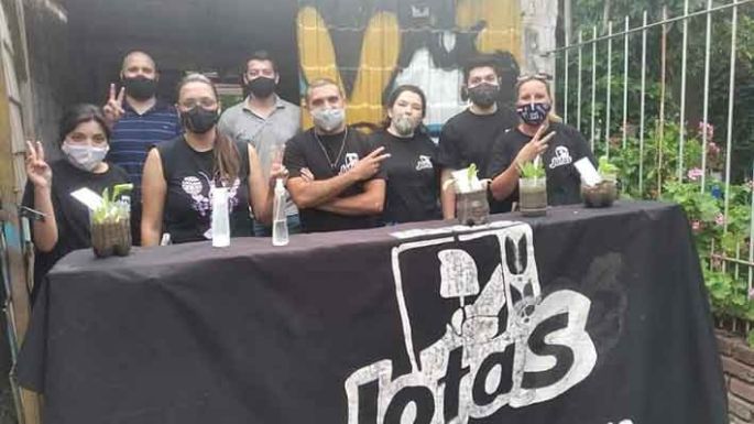 Entregaron más de 150 plantines a frentistas