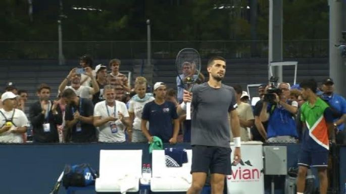 Emocionante triunfo de Cachín en su debut en el US Open
