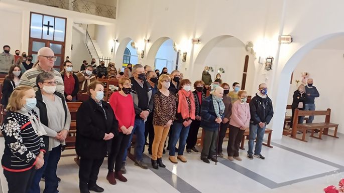 Veneraron a Santa Rosa