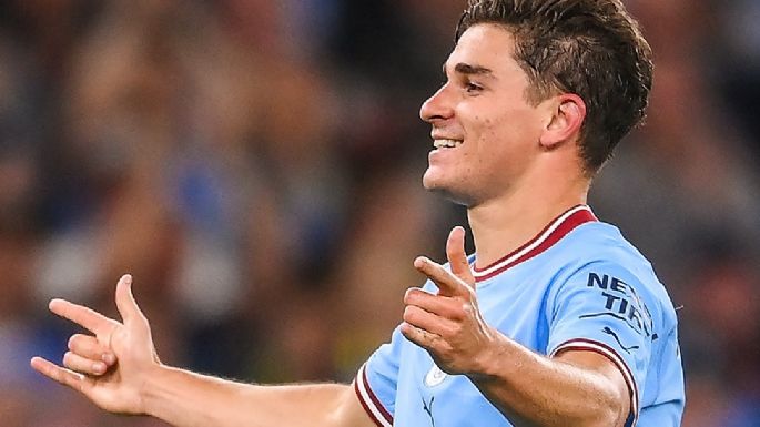 Doblete de Julián Álvarez para el triunfo 6 a 0 del City