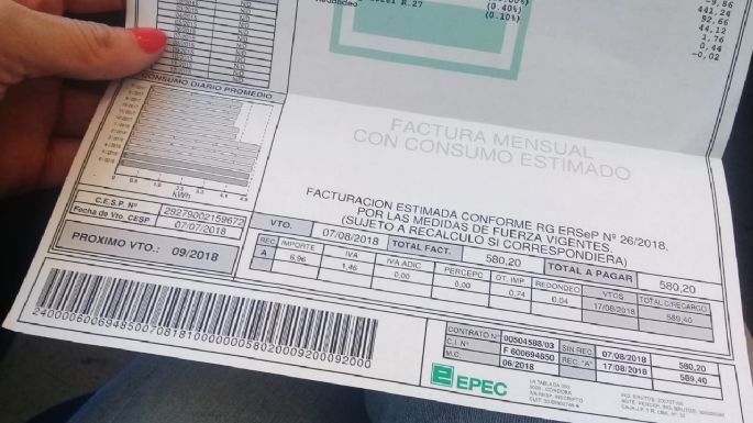Más de 50 mil clientes de EPEC perderían el subsidio por altos consumos