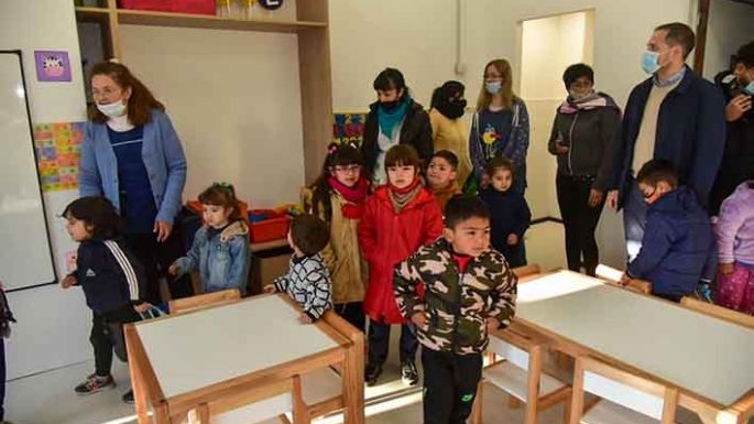 El jardín Juana Manso estrenó sede en barrio Botta, mucho más amplia