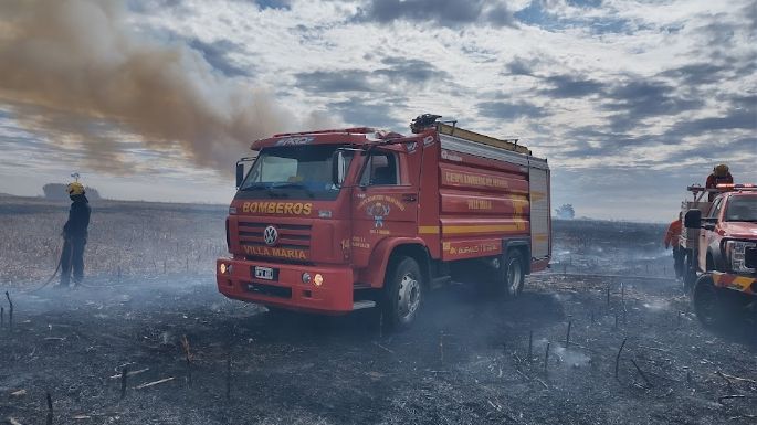 El fuego se “devoró” 90 hectáreas de pastos secos