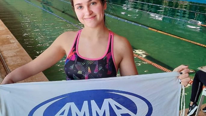 Julia Aquiles brilló con un triple podio