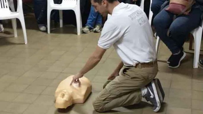 Los capacitarán en RCP  y en primeros auxilios