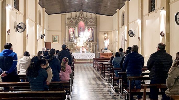 Inició el triduo en honor a San Grato